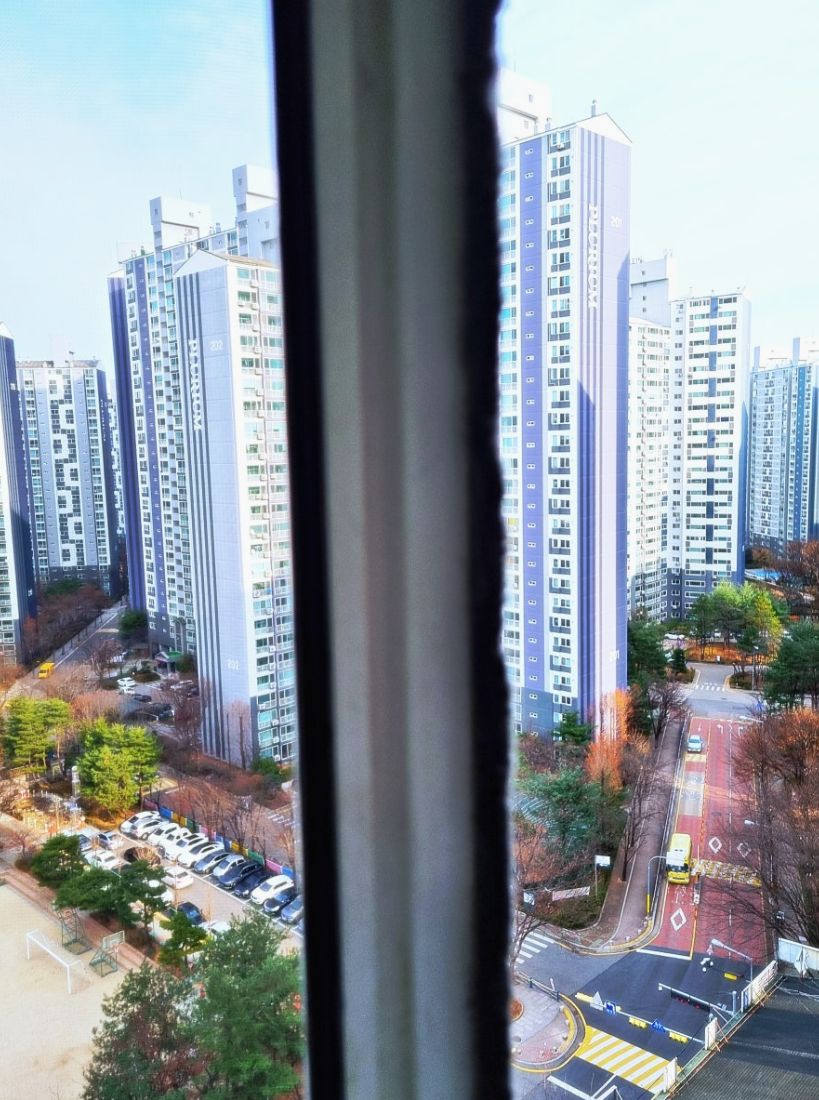 강동구 고덕동 방충망 시공 현장 2