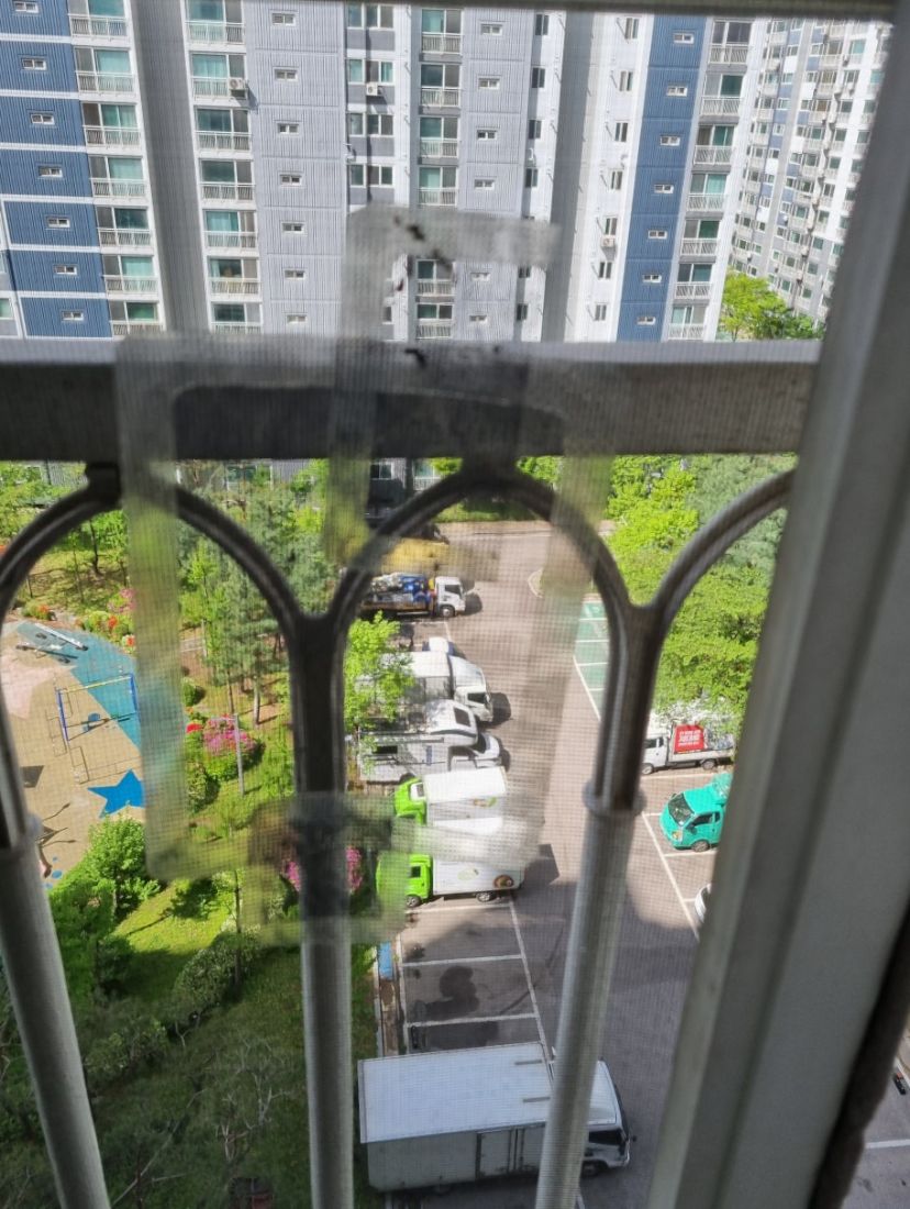 동두천 지행동 방충망 시공 현장 2